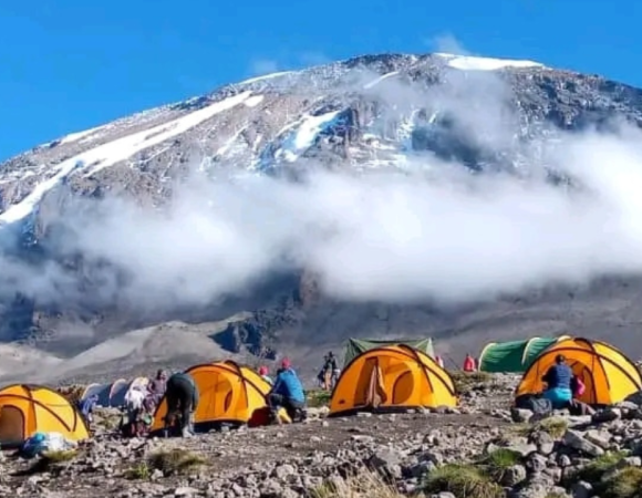camping in kilimanjaro mountain
